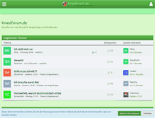 Tablet Screenshot of knastforum.de
